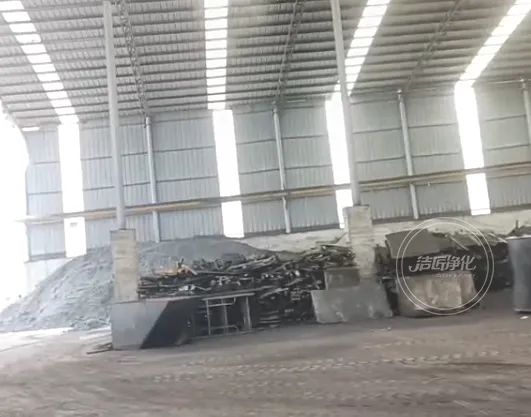 為陶瓷廠煤氣站安裝100+個高壓噴霧頭！Dejing的凈?除臭顯實力！